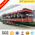 CIMC 40FT Flat Bed 3 Axles Container Semitrailer